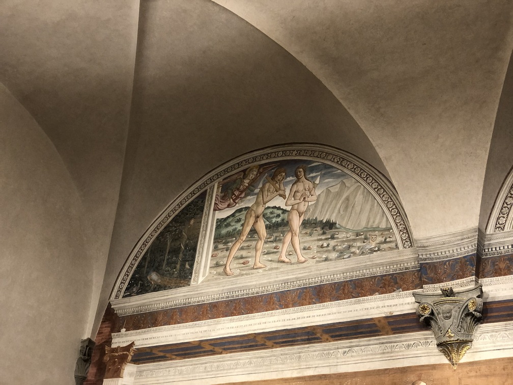 Badia di Passignano - Bernardo Rosselli, Adamo ed Eva.