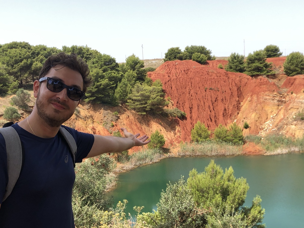 Ex cava di Bauxite a Otranto.