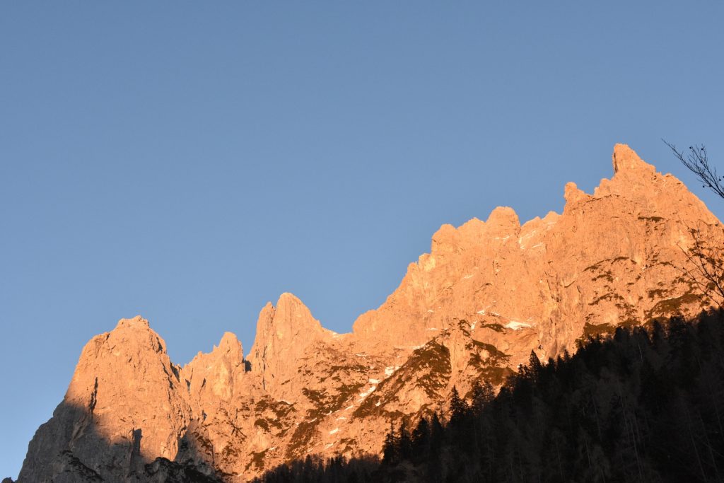 Val Canali - Enrosadira sulle Pale di San Martino.