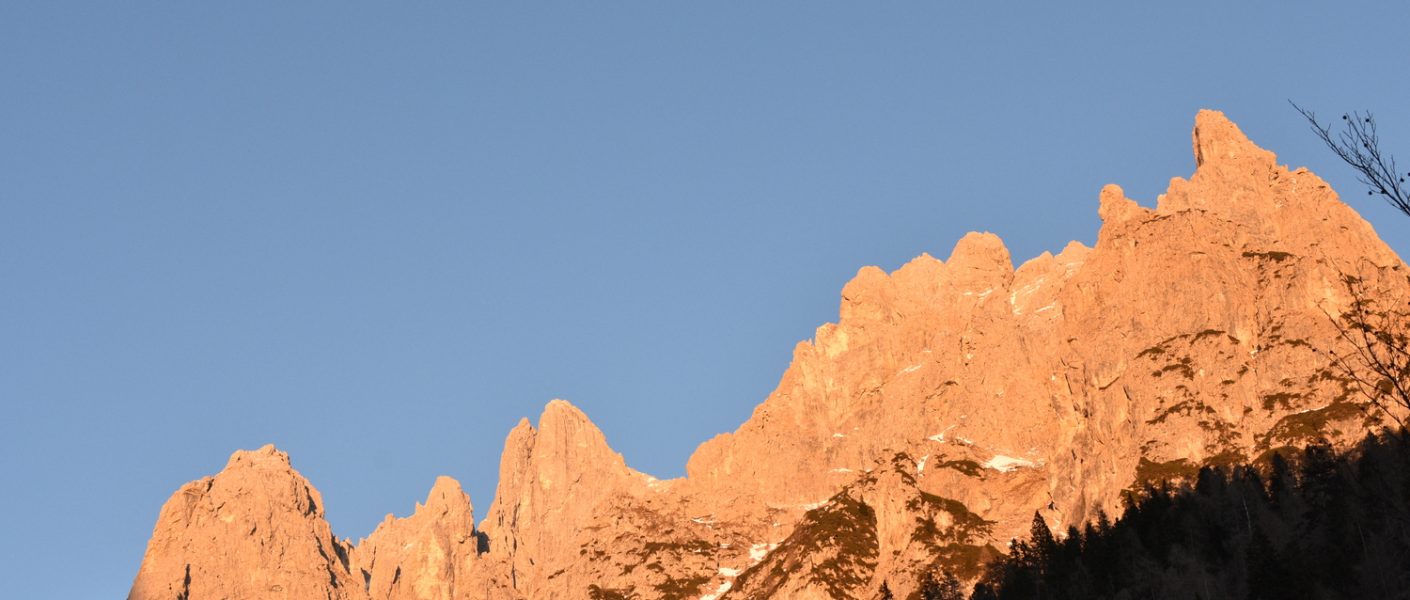 Val Canali - Enrosadira sulle Pale di San Martino.