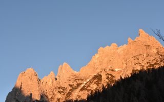 Val Canali - Enrosadira sulle Pale di San Martino.