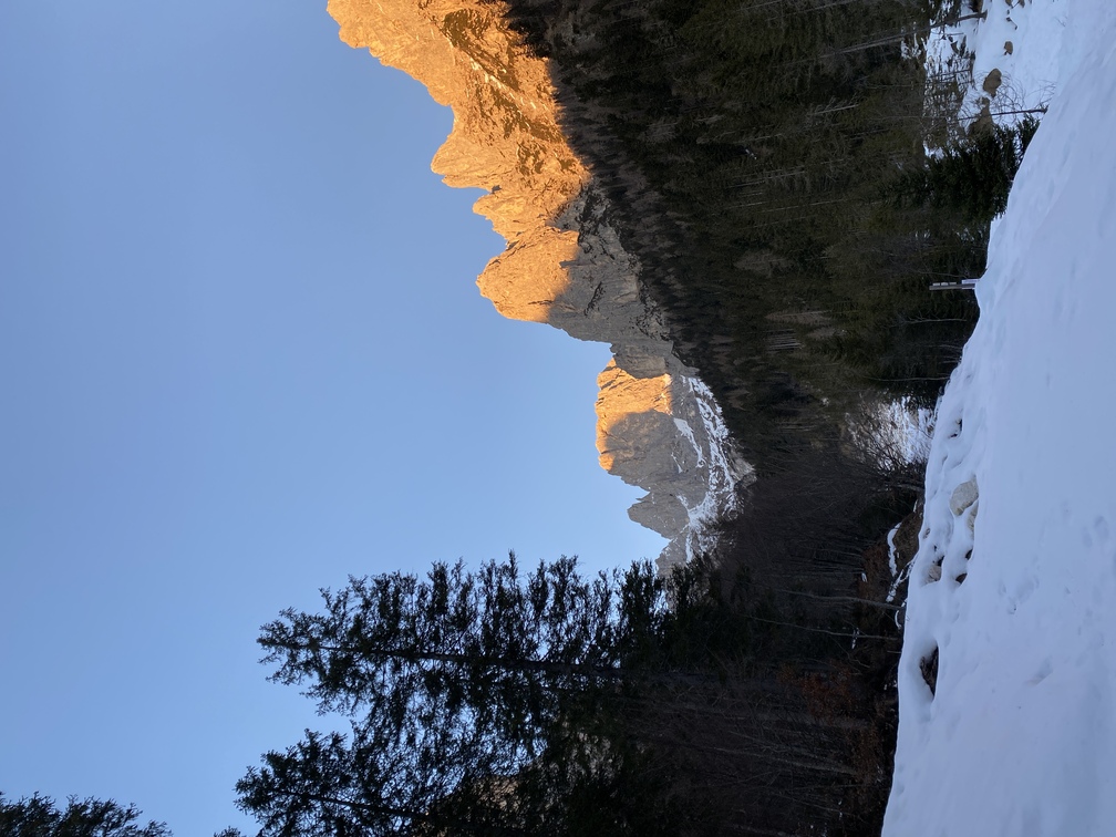 Val Canali - Enrosadira sulle Pale di San Martino.