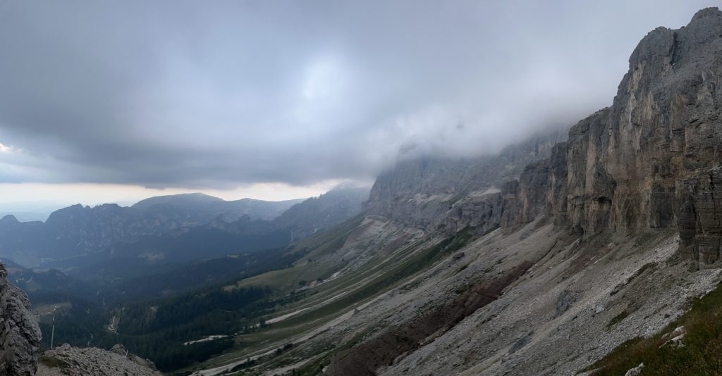 Tramonto al Rifugio Fronza alle Coronelle - massiccio del Catinaccio.