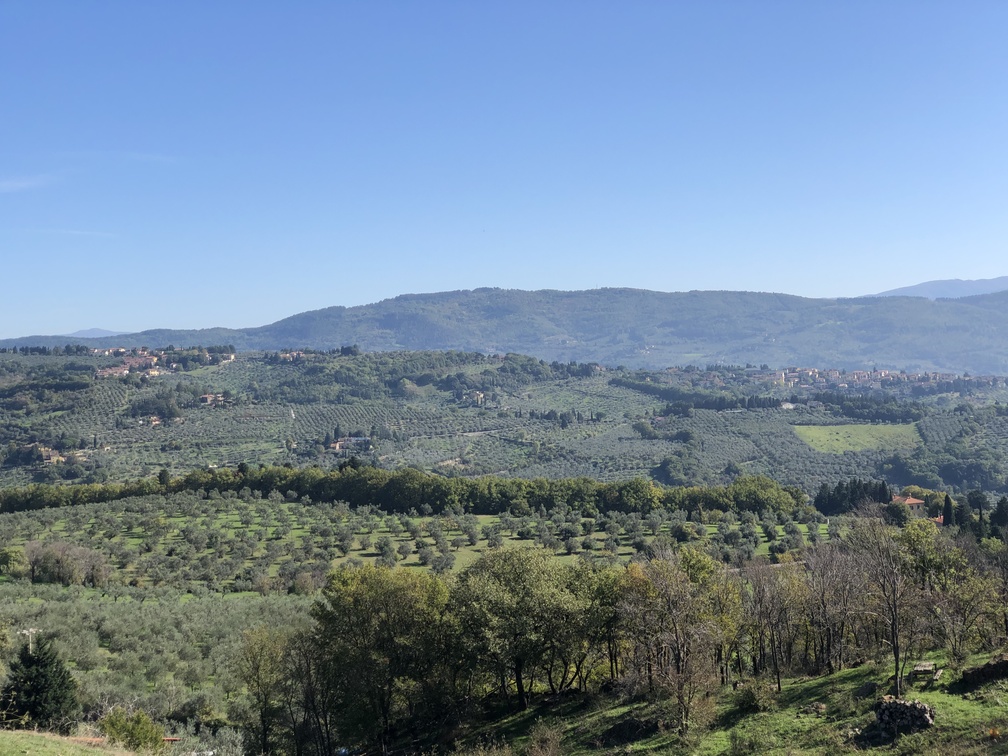 Trekking a Cercina - panorama.