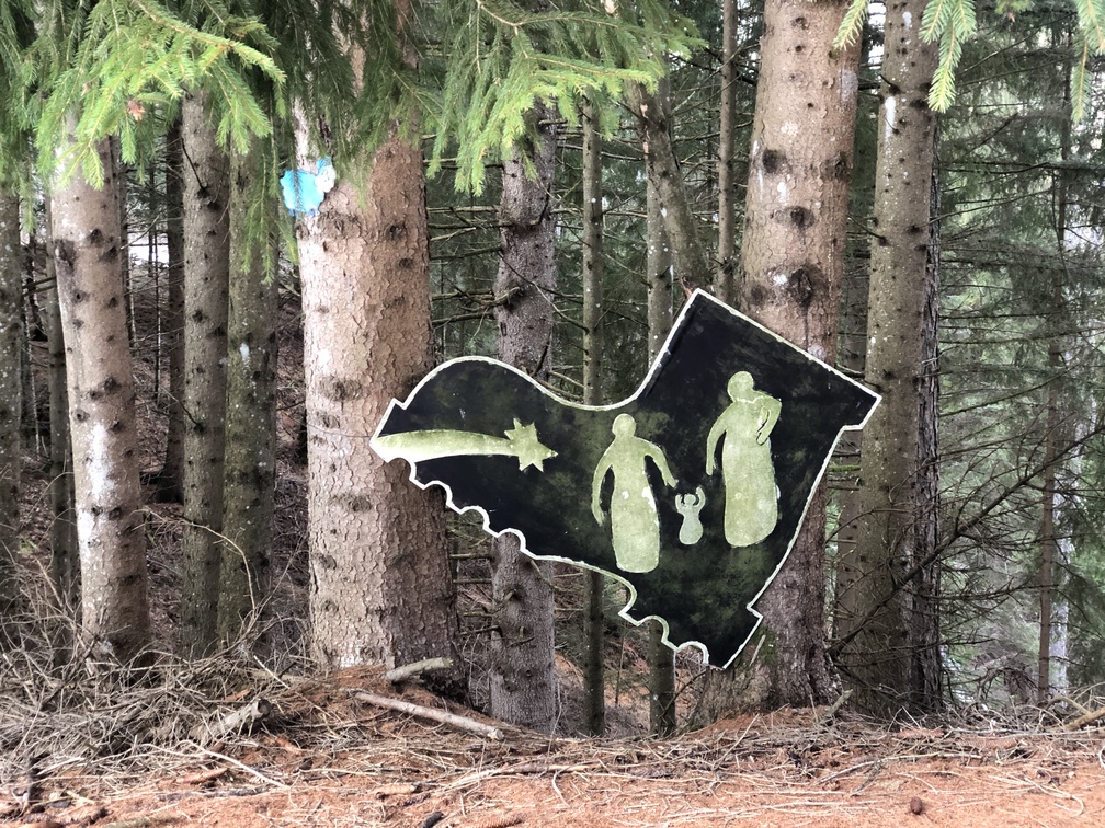 I presepi nel bosco di Zanolin.