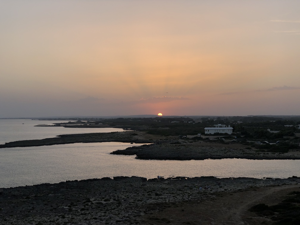 Torre Lapillo - tramonto.