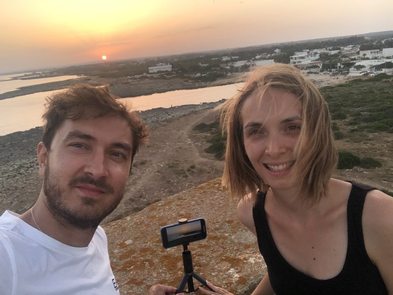 Tramonto a Torre Lapillo - Lorenzo e Federica.