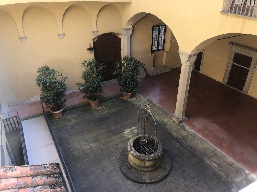 Villa Lemmi Tornabuoni - veduta dal ballatoio.
