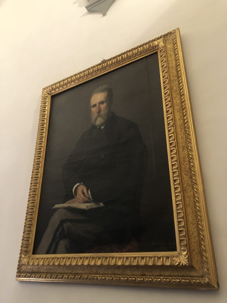 Villa Lemmi Tornabuoni - Stanza Petronio Lemmi, ritratto.