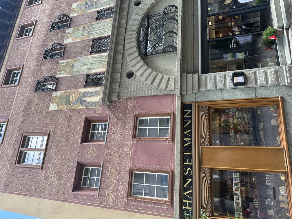 St. Moritz - pasticceria Hanselmann.