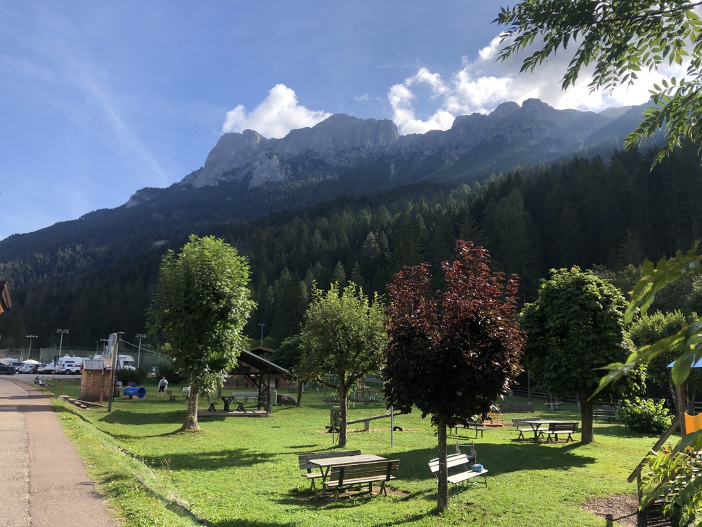 Soraga di Fassa - giardini lungo l'Avisio.