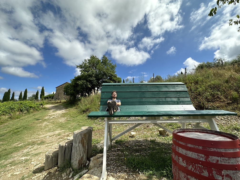 Panchina Gigante n. 136 di Gaiole in Chianti.