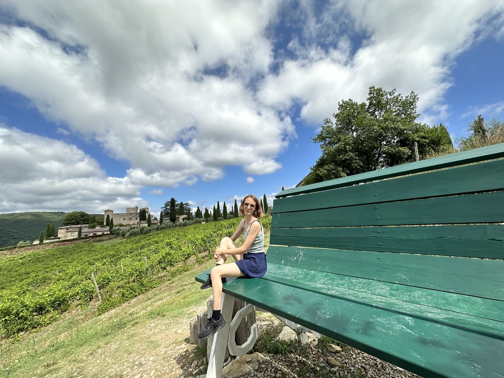 Panchina Gigante n. 136 di Gaiole in Chianti - Federica.
