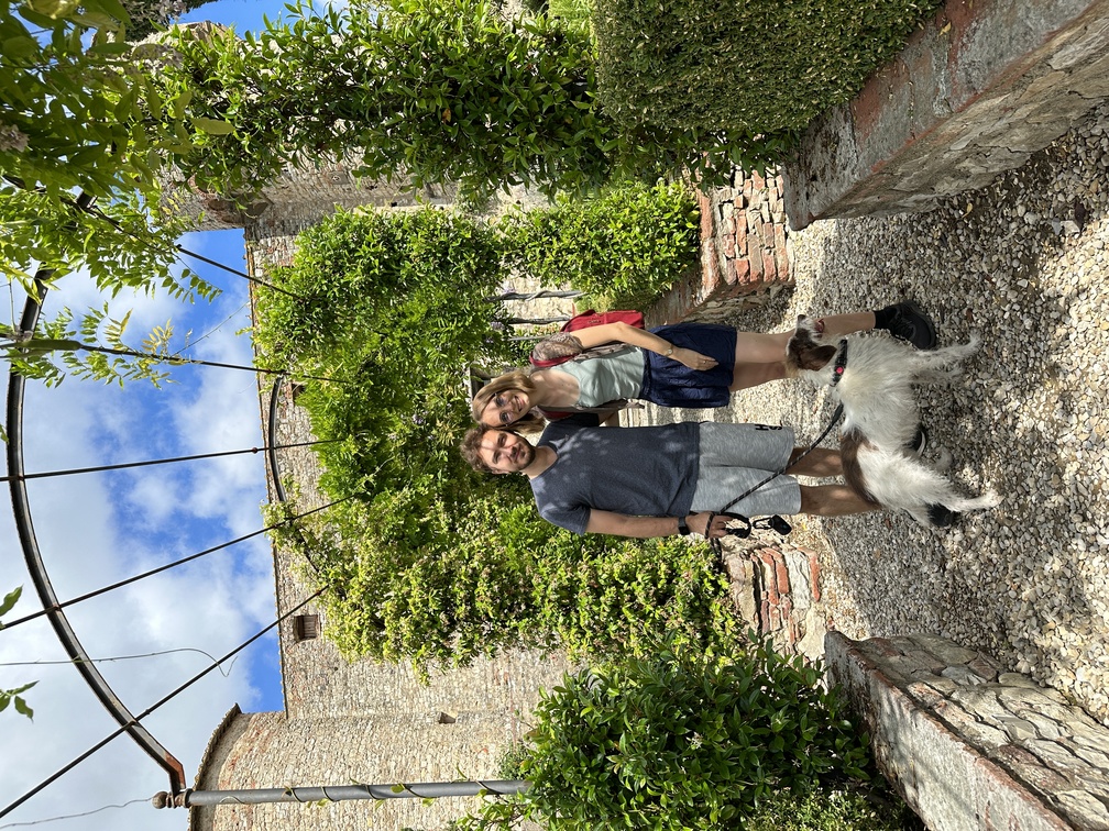 Castello di Meleto - Lorenzo, Federica e Frida.