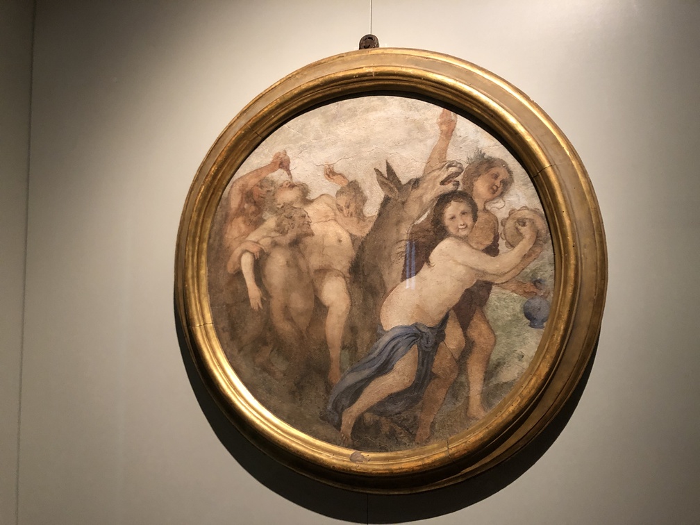 Giovanni Mannozzi, Sileno ebbro, 1634, affresco su stuoia, Firenze, Le Gallerie degli Uffizi.