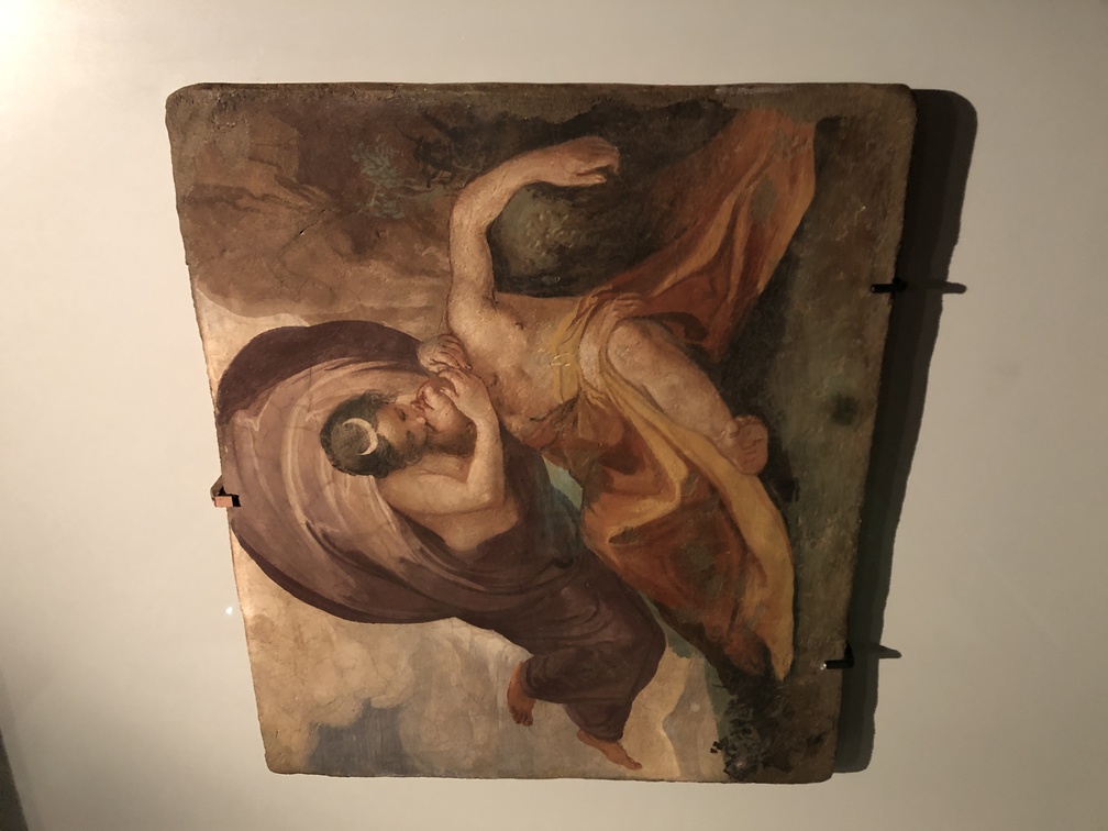Giovanni Mannozzi, Diana ed Endimione, 1633 ca., affresco su terracotta, Collezione Intesa Sanpaolo Pistoia, Fondazione Pistoia Musei - Antico Palazzo dei Vescovi, in comodato.