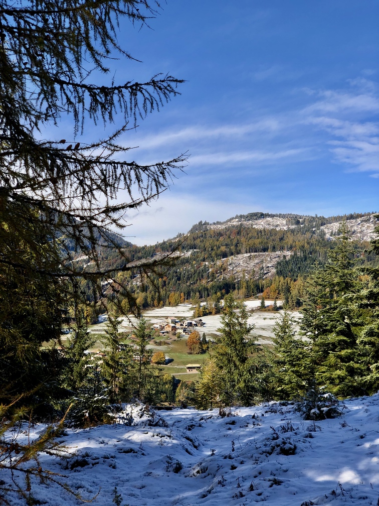 Parco Naturale Monte Corno - belvedere sopra Malga Fraul.