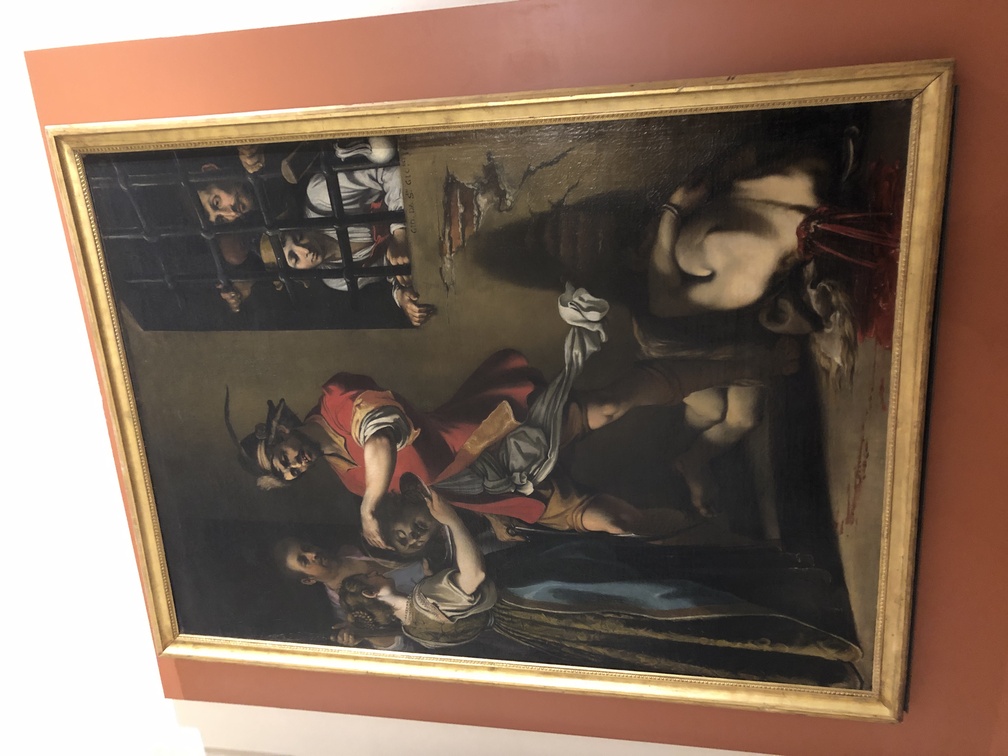 Giovanni Mannozzi, Decollazione di San Giovanni Battista, 1620, olio su tela.