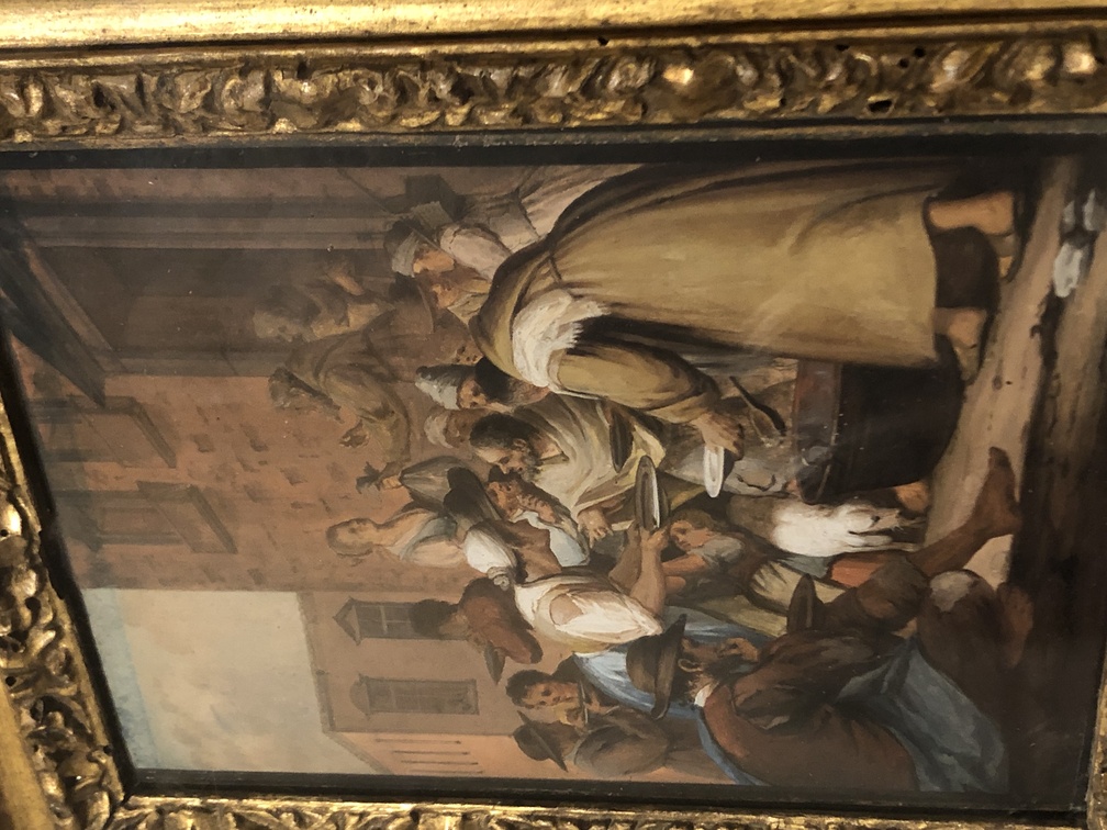 Giovanni Mannozzi, La Mensa dei poveri, prima metà XVII secolo, tempera su cartoncino, San Giovanni Valdarno, collezione privata.