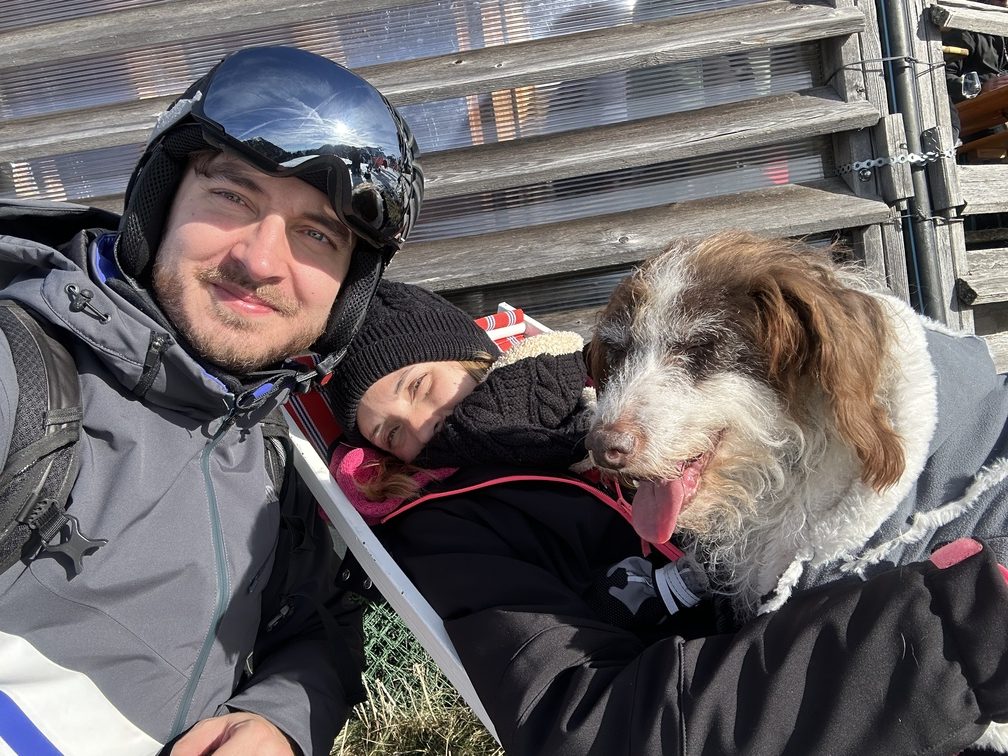 Lorenzo, Federica e Frida.