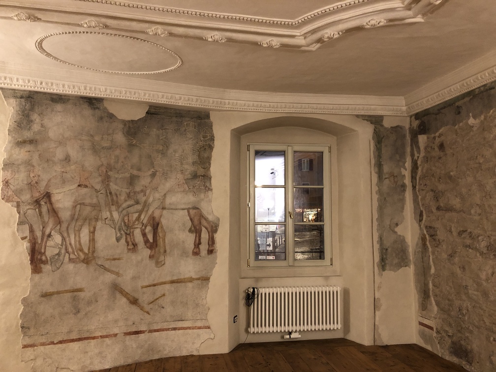 Casa Bertelli - ciclo di affreschi interno.
