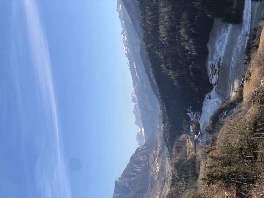 Castello di Fiemme - panorama sull'Avisio e sulla valle fino alle Pale di San Martino.