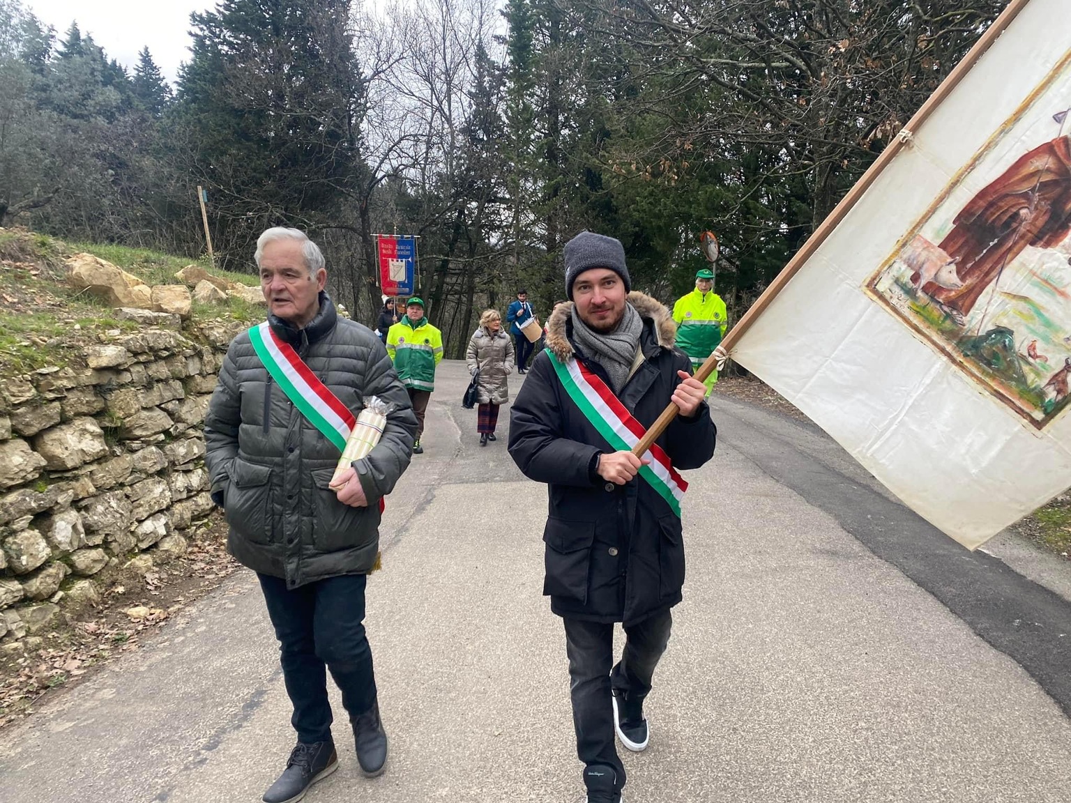 Festa di Sant'Antonio - i due festaioli 2024.