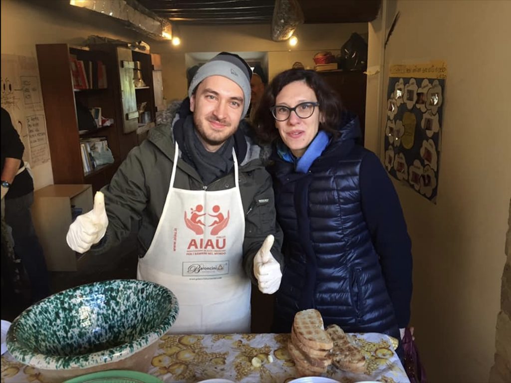 Festa di Sant'Antonio - Lorenzo e una degli Assessori del Comune di Sesto Fiorentino (2022).