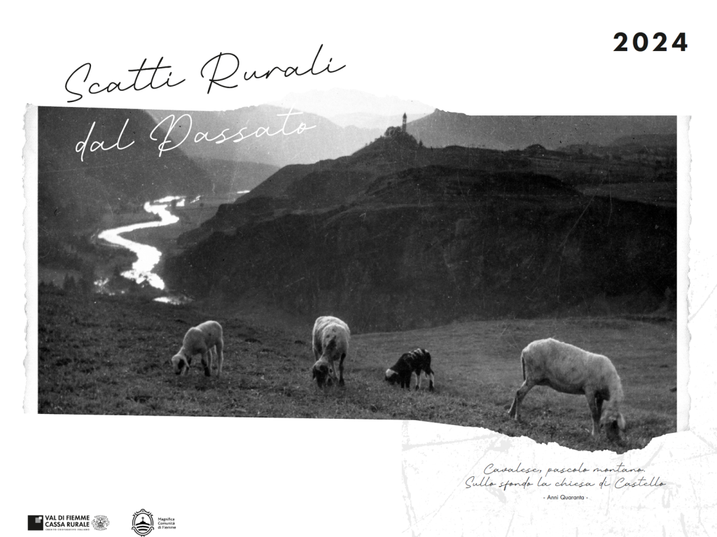Mostra "Allevatori, pastori, contadini e boscaioli di Fiemme. Scatti rurali dal passato" al Palazzo Magnifica Comunità di Fiemme.