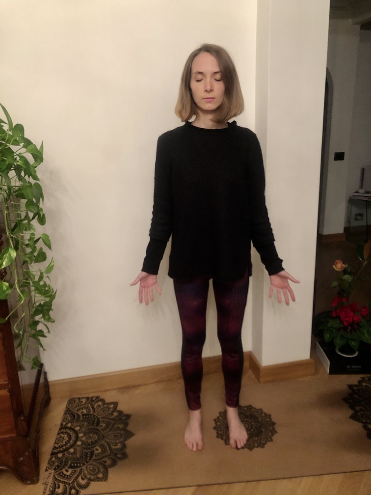 Pratica yoga - Tadasana.