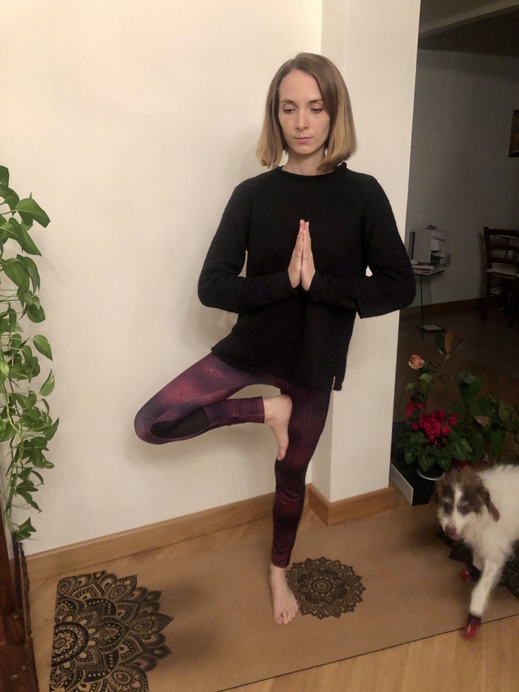 Pratica yoga - Vrksasana.