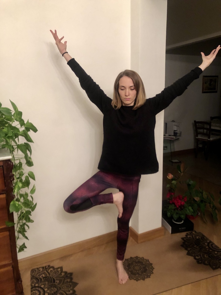Pratica yoga - Vrksasana.