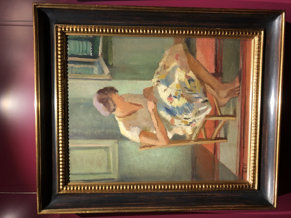 Leonetta Cecchi Pieraccini, Ragazza che cuce (Rita Cecchi), 1927.
