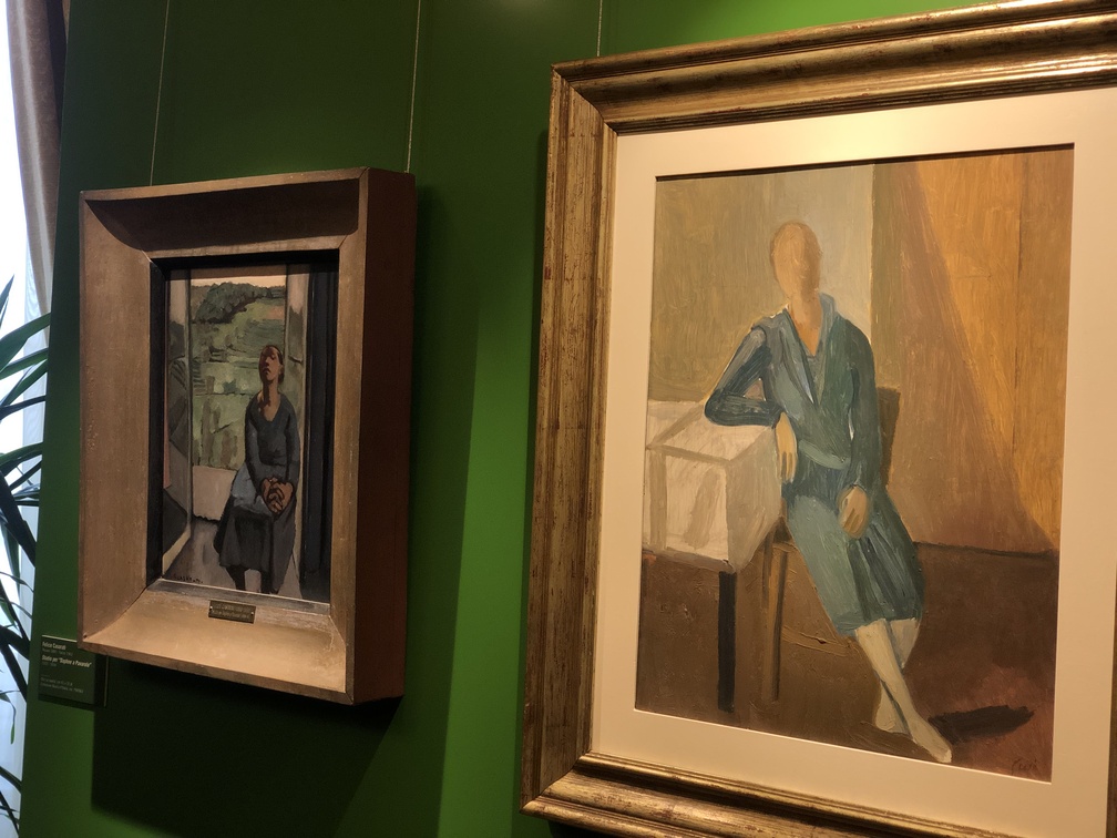 Felice Casorati, Studio per “Daphne a Pavarolo”, 1933-1934.
Virgilio Guidi, Donna seduta, 1937.