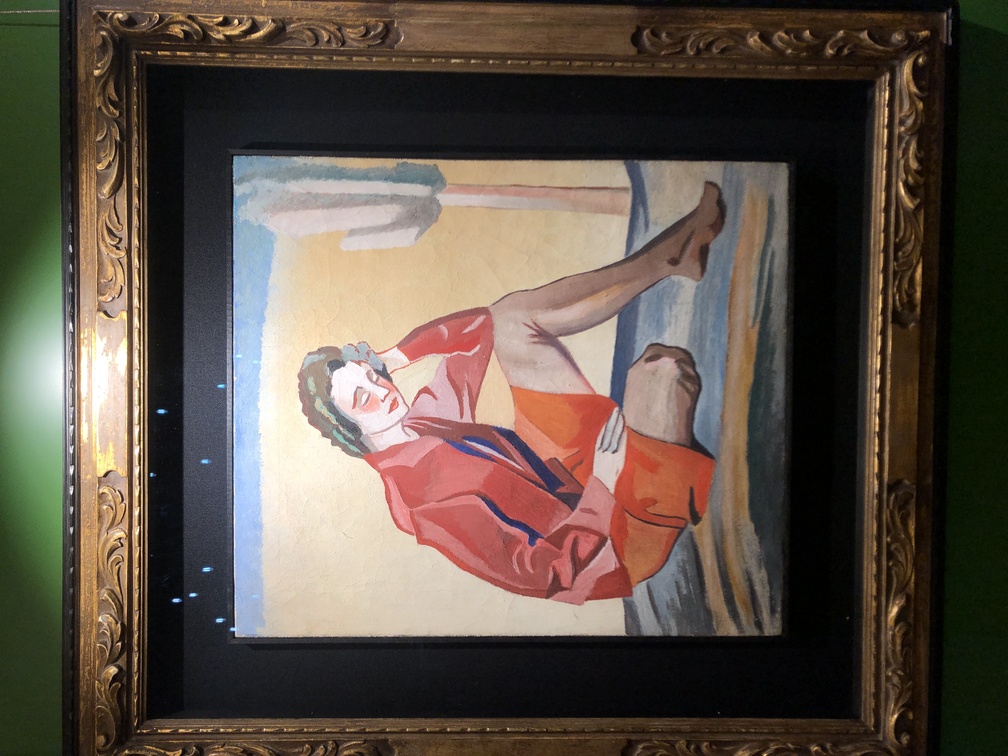Alberto Magnelli, Etude femme accoudeé, 1924-28.
