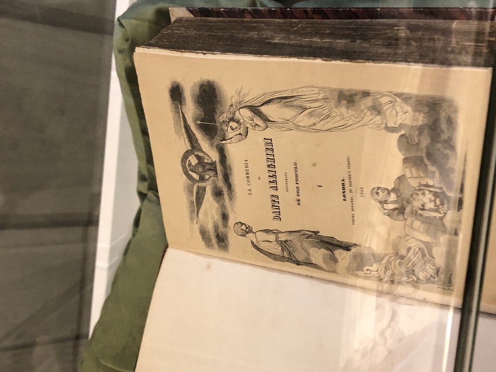 La Commedia di Dante Allighieri, illustrata da Ugo Foscolo, 1842-43.
