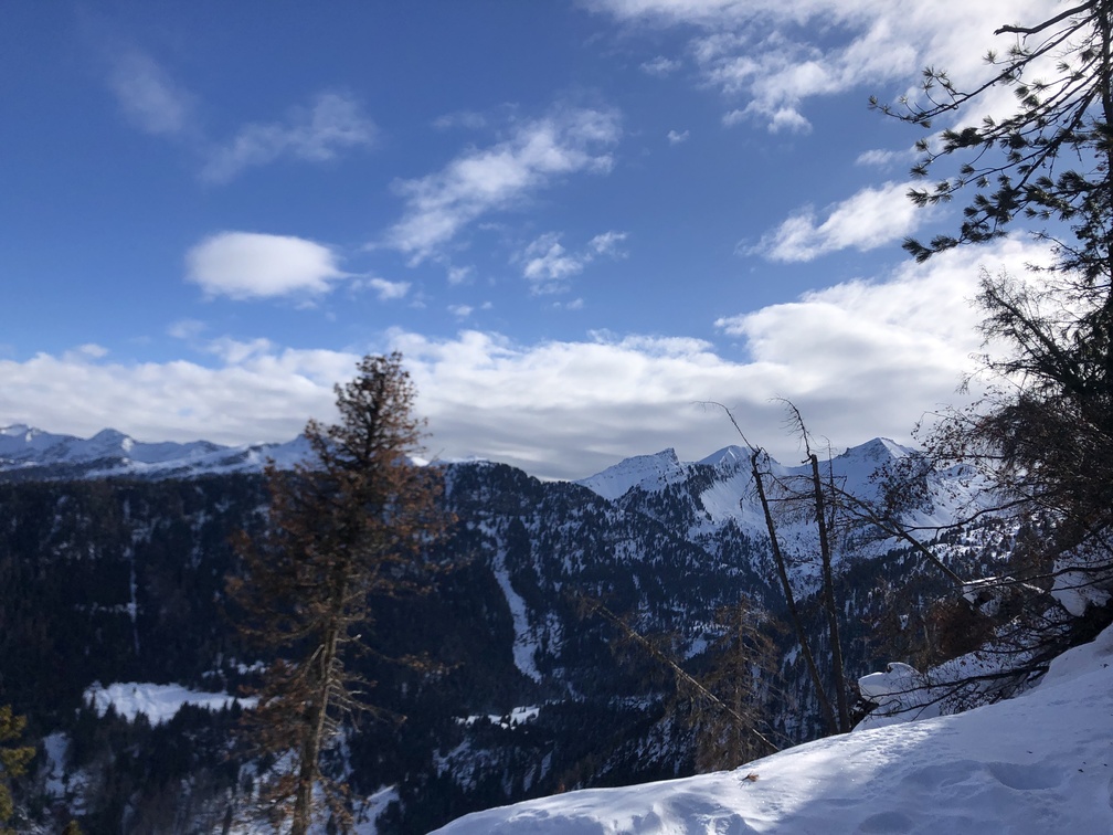 Alpe Cermis - passeggiata invernale Orizzonti Dolomitici.