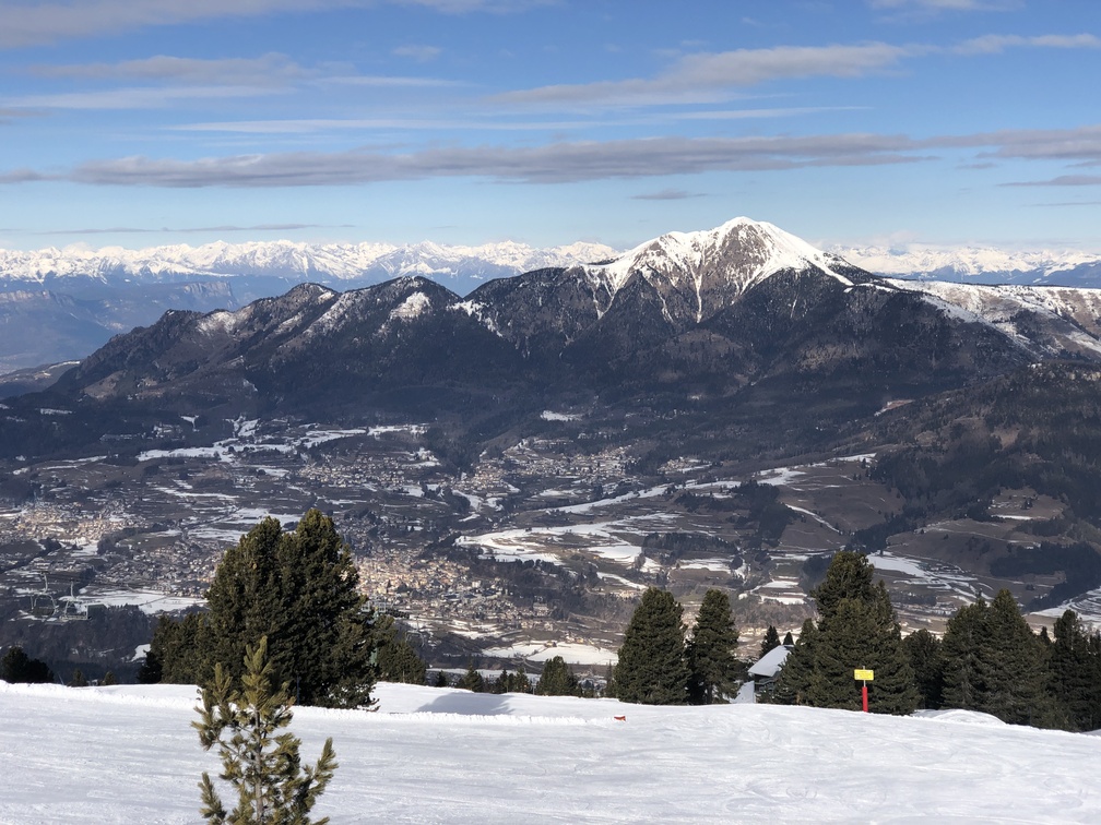 Alpe Cermis - passeggiata invernale Orizzonti Dolomitici.