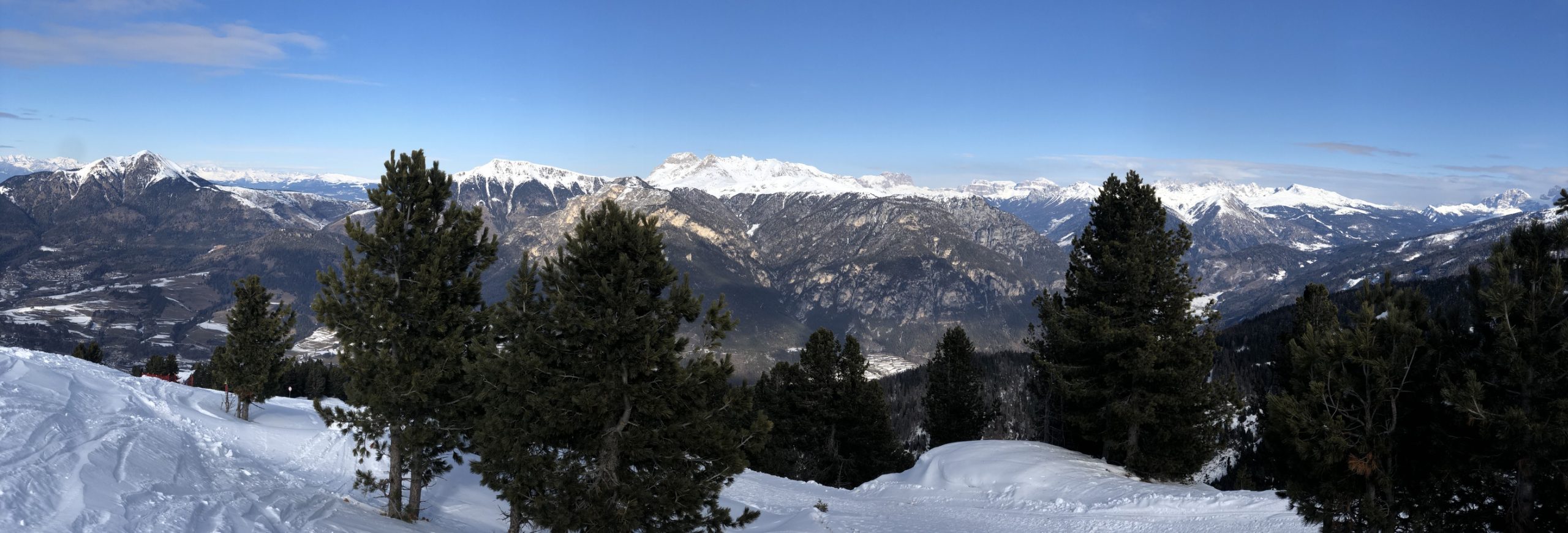 Alpe Cermis - passeggiata invernale Orizzonti Dolomitici.