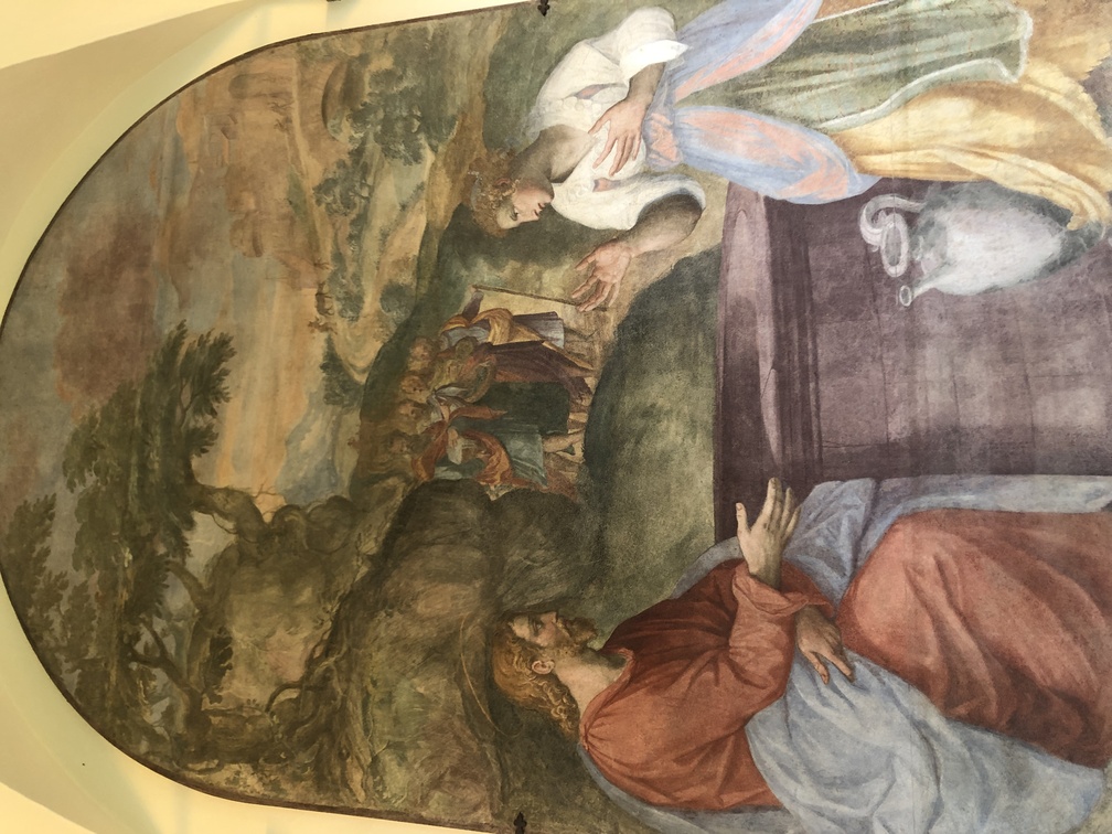 Ospedale di Santa Maria Nuova - affresco: La samaritana al pozzo di Alessandro Allori (1577).