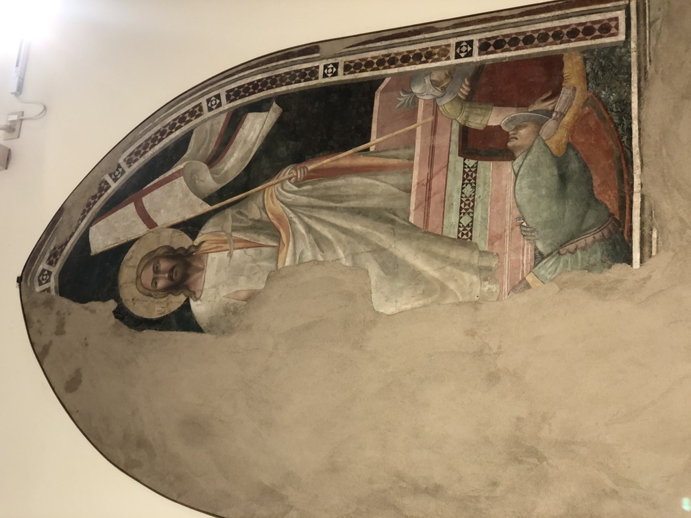 Ospedale di Santa Maria Nuova - affresco staccato: Resurrezione di Taddeo Gaddi (1365 ca.).