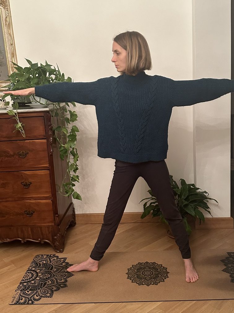 Guerriero 2 - Virabhadrasana 2 (semplificato).