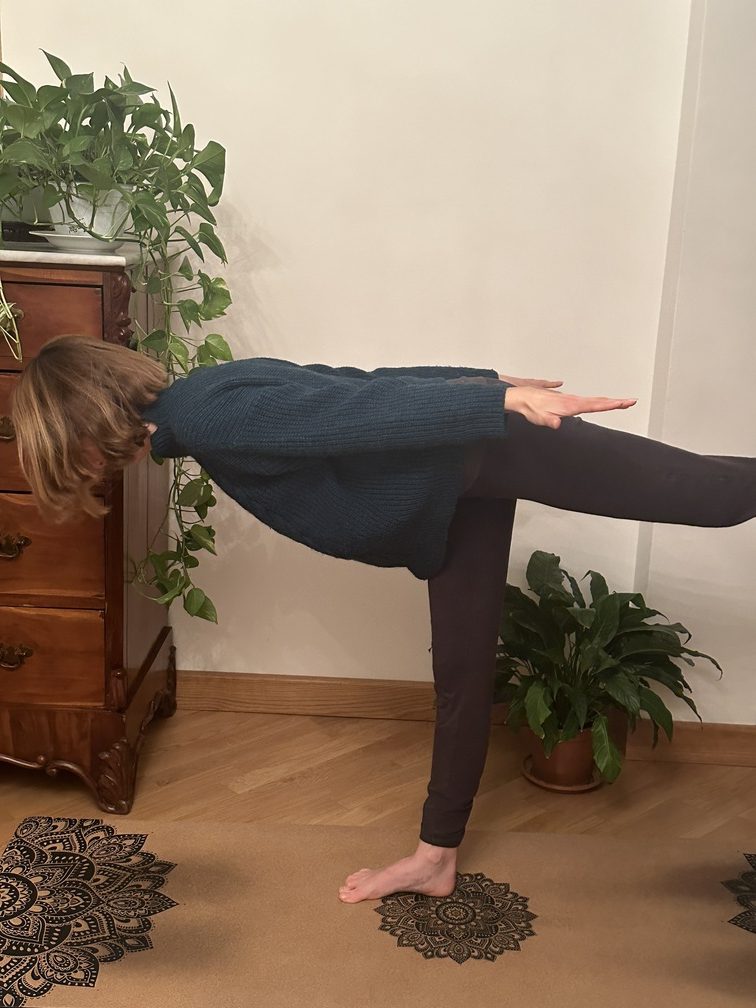Guerriero 3 - Virabhadrasana 3 (semplificato).