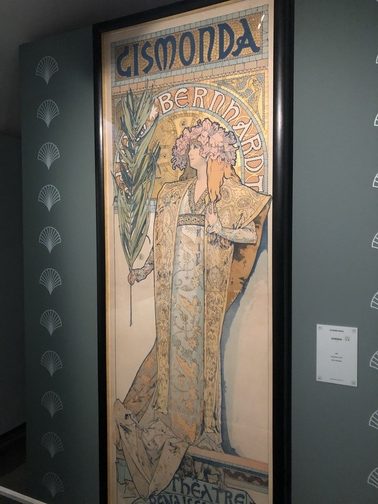 A. Mucha, Gismonda, 1894, Litografia a colori, Fondazione Mucha.