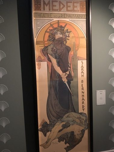A. Mucha, Médée, 1898, Litografia a colori, Fondazione Mucha.