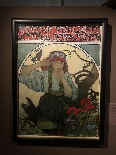 A. Mucha, Coro dei maestri moravi, 1907, Litografia a colori, Fondazione Mucha.