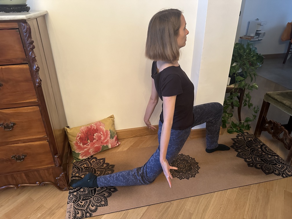 Yoga - allungamento dello psoas.