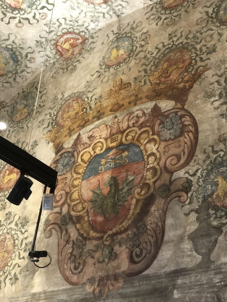 Rocca di Vignola - Sala dei Leoni e dei Leopardi.