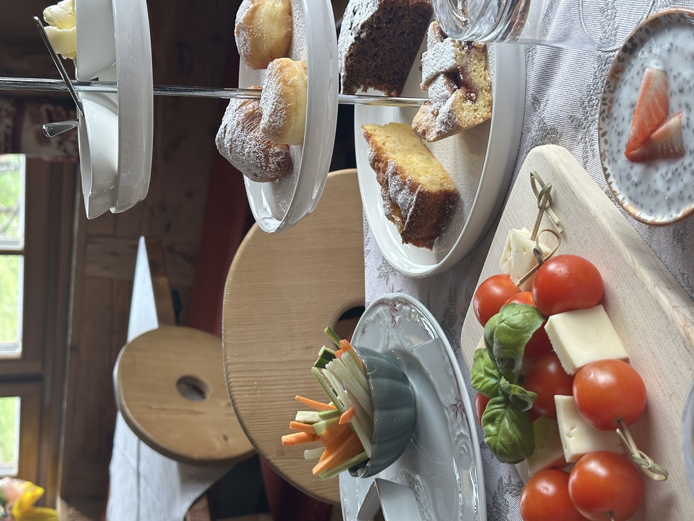 Maso Corradini - brunch pranzo in versione vegetariana.