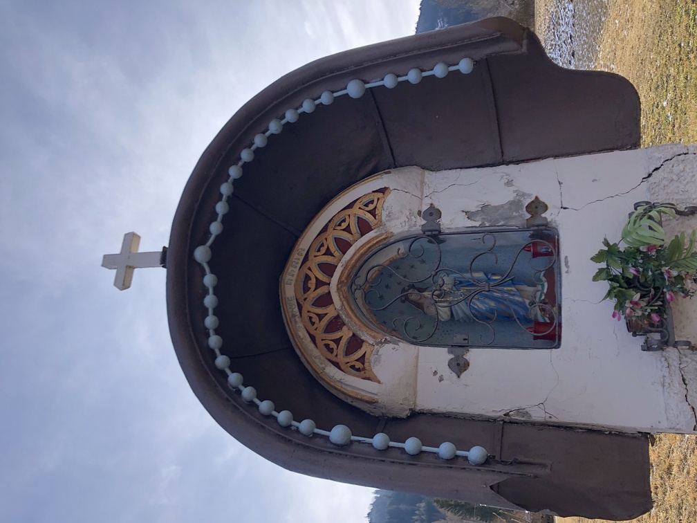 Ziano - edicola con Madonna.
